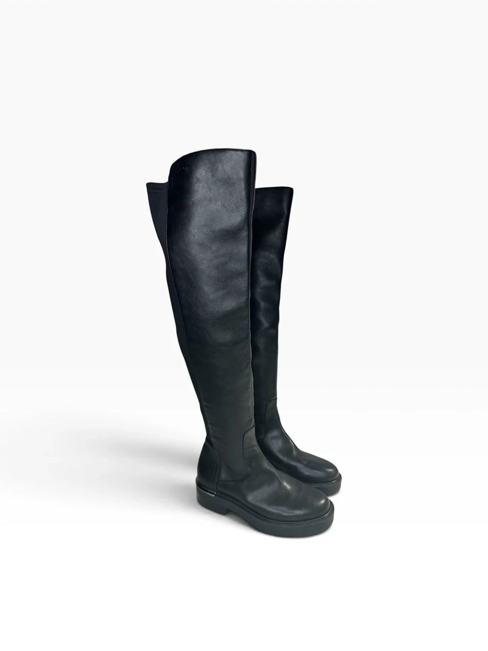 DKNY Women's Winsloe Over the Knee Block Heel Boots. 7.5M